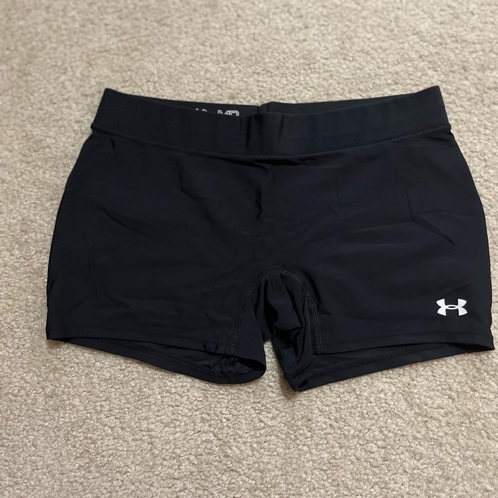 Black Under Armour Compression shorts (used for volleyball)